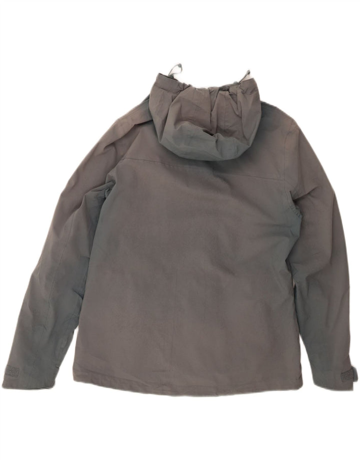 MOUNTAIN WAREHOUSE Womens Windbreaker Jacket UK 14 Large Grey Tie Dye