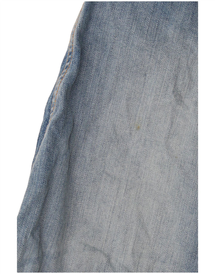 Wrangler Mens Colton Denim Shorts W33 Medium Blue Cotton