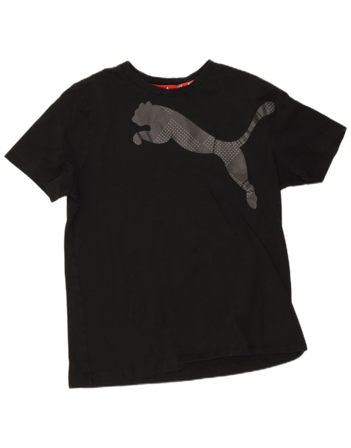 Puma Mens Graphic T-Shirt Top Large Black
