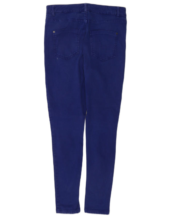 Marks & Spencer Womens Super Skinny Jeans UK 12 Medium W30 L28 Blue Cotton