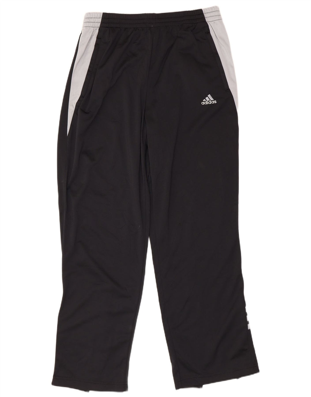 ADIDAS Mens Tracksuit Trousers 2XL  Black Colourblock Polyester