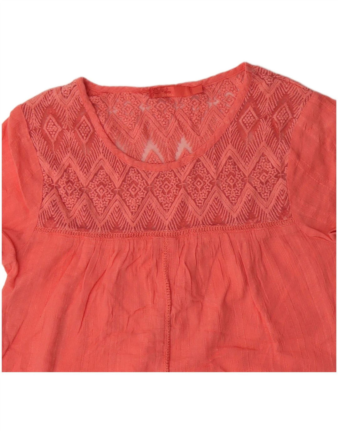 Prana Womens Blouse Top UK 10 Small Pink