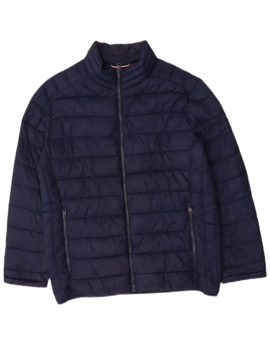 CHAMPION Mens Padded Jacket UK 44 2XL Navy Blue Polyamide