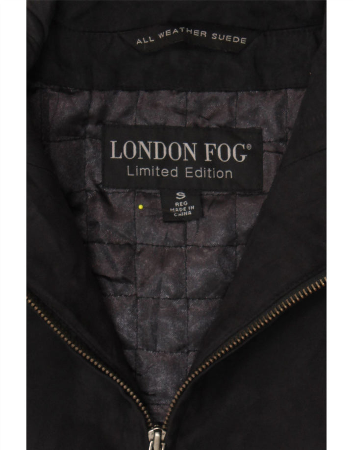 LONDON FOG Mens Bomber Jacket UK 36 Small Black Vintage London Fog and Second-Hand London Fog from Messina Hembry 