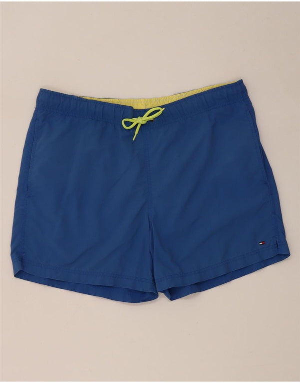 Tommy Hilfiger Mens Swimming Shorts Medium  Blue Nylon
