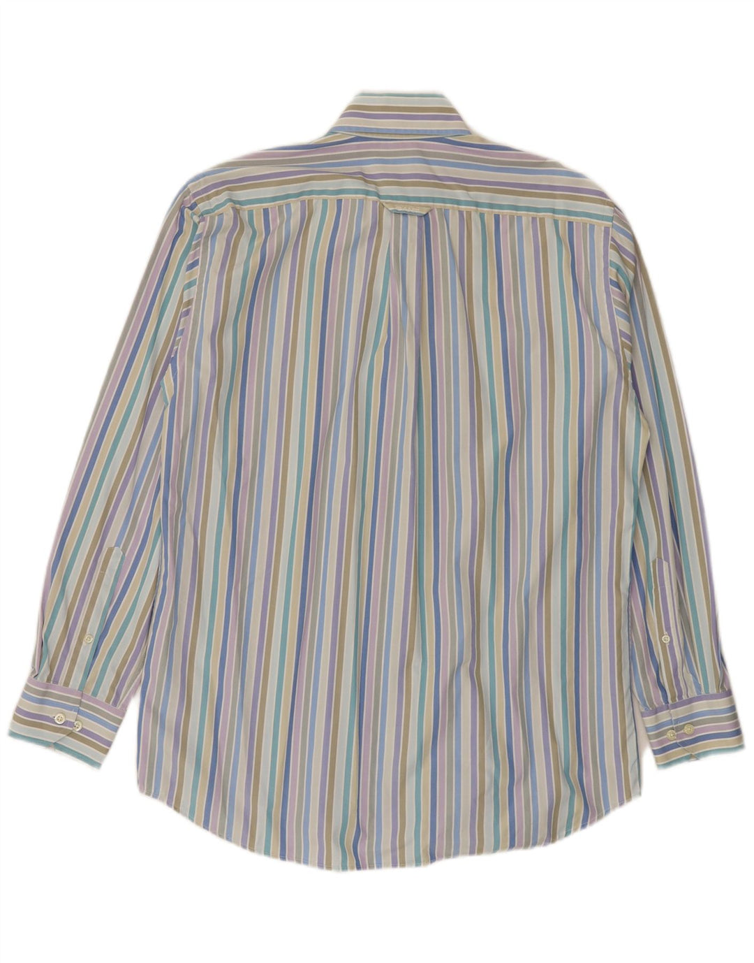 Gant Mens Dress Fit Shirt Medium Multicoloured Striped Cotton
