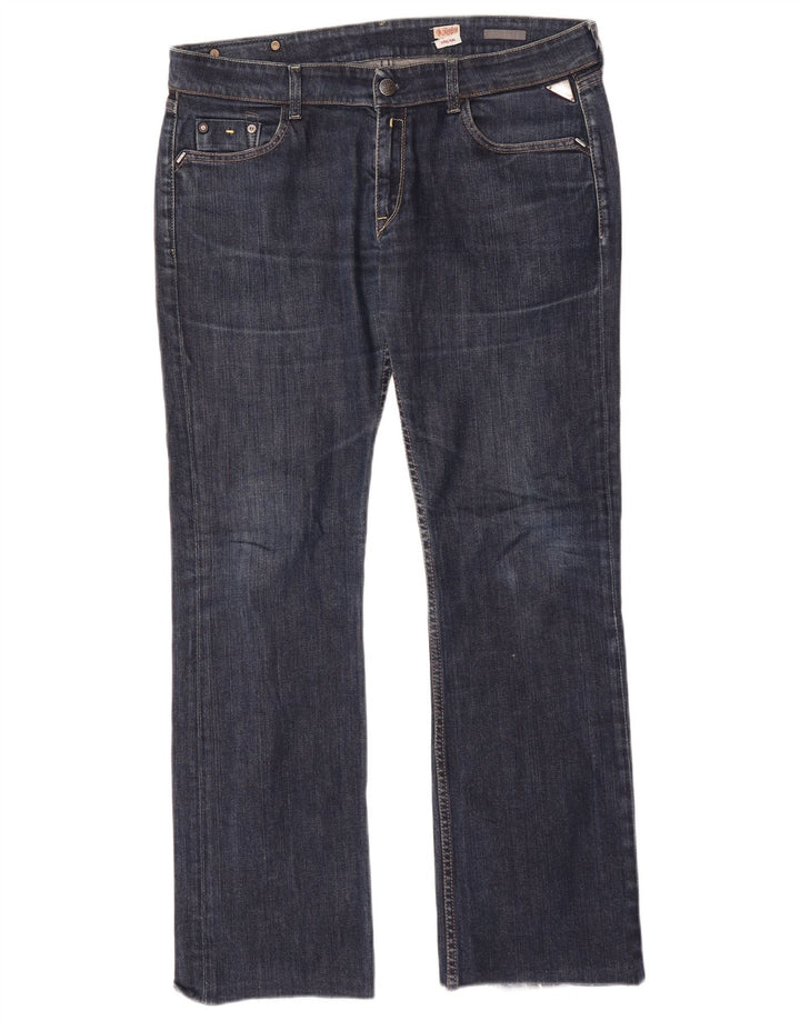 Replay Womens Straight Jeans W35 L30 Blue
