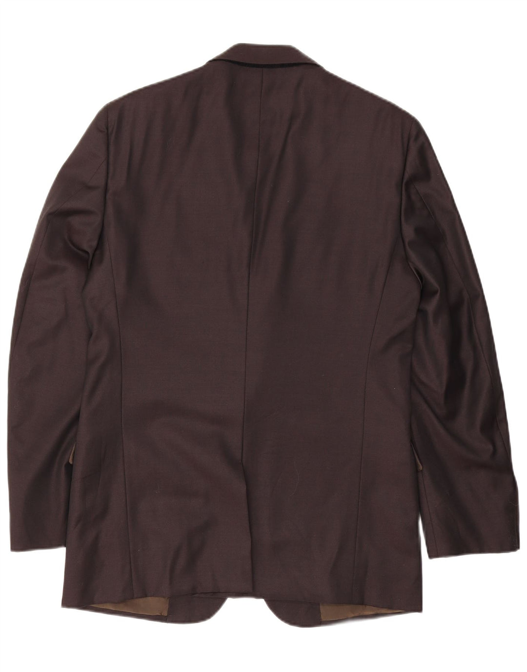 Calvin Klein Mens 2 Button Blazer Jacket Large Burgundy New Wool