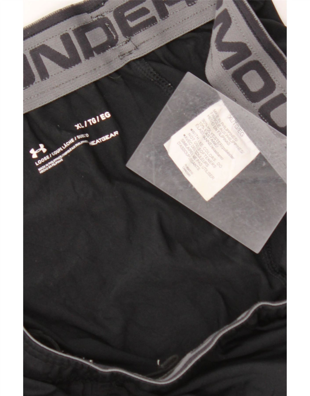 UNDER ARMOUR Mens Heat Gear Sport Shorts XL  Black Polyester