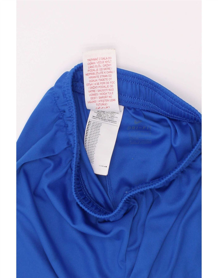 Nike Boys Dri Fit Sport Shorts 10-11 Years Medium Blue Polyester