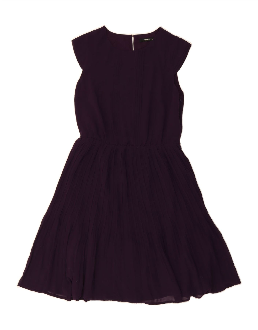 OASIS Womens A-Line Dress UK 10 Small  Purple Polyester Vintage Oasis and Second-Hand Oasis from Messina Hembry 