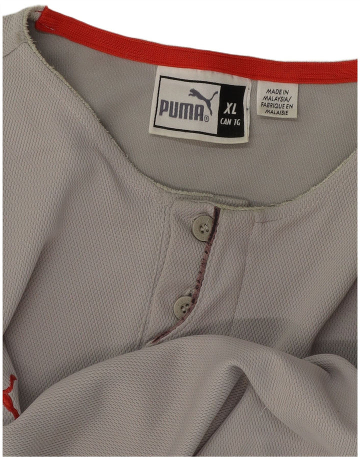 Puma Mens T-Shirt Top XL Grey