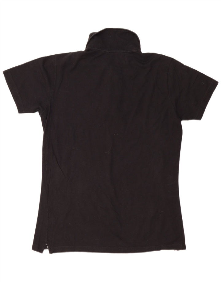 Rifle Mens Polo Shirt Large Black Cotton