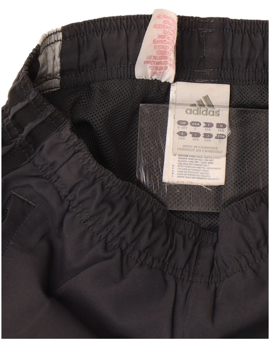 Adidas Boys Bermuda Sport Shorts 9-10 Years  Grey Colourblock Polyester