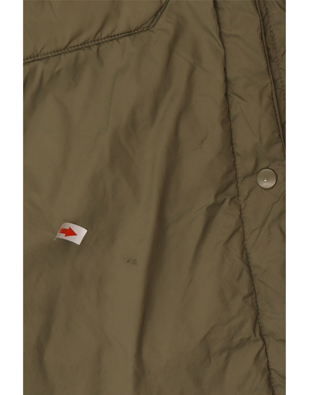 Zara Womens Oversized Windbreaker Coat UK 16 Large Khaki Polyamide