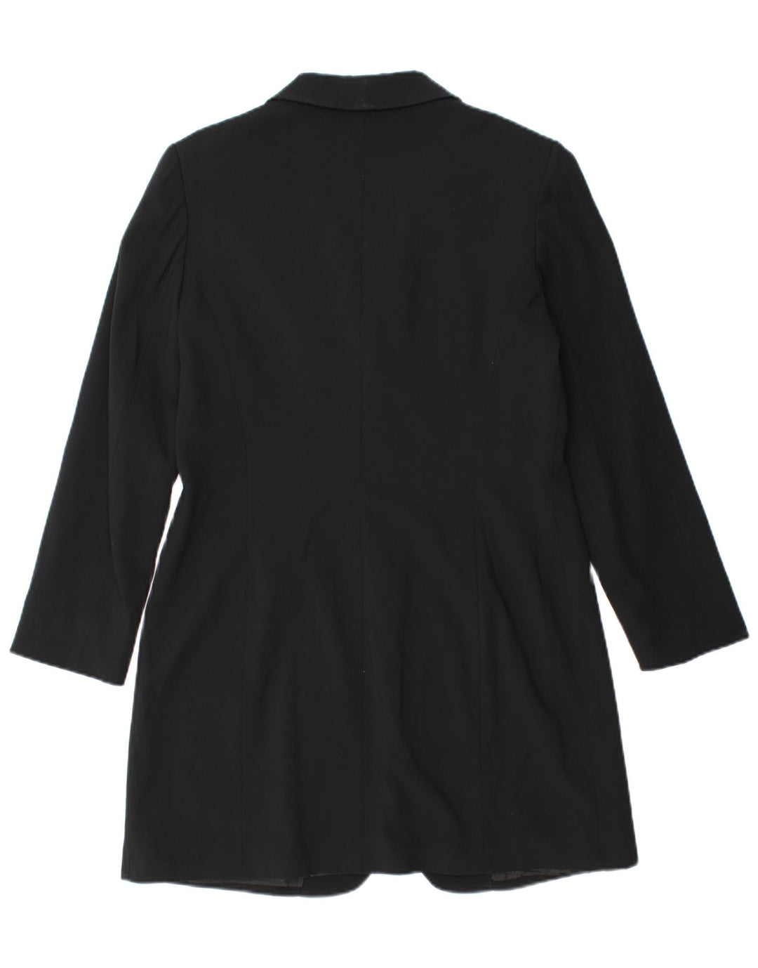 Vintage Womens Longline 1 Button Blazer Jacket IT 46 Large Black