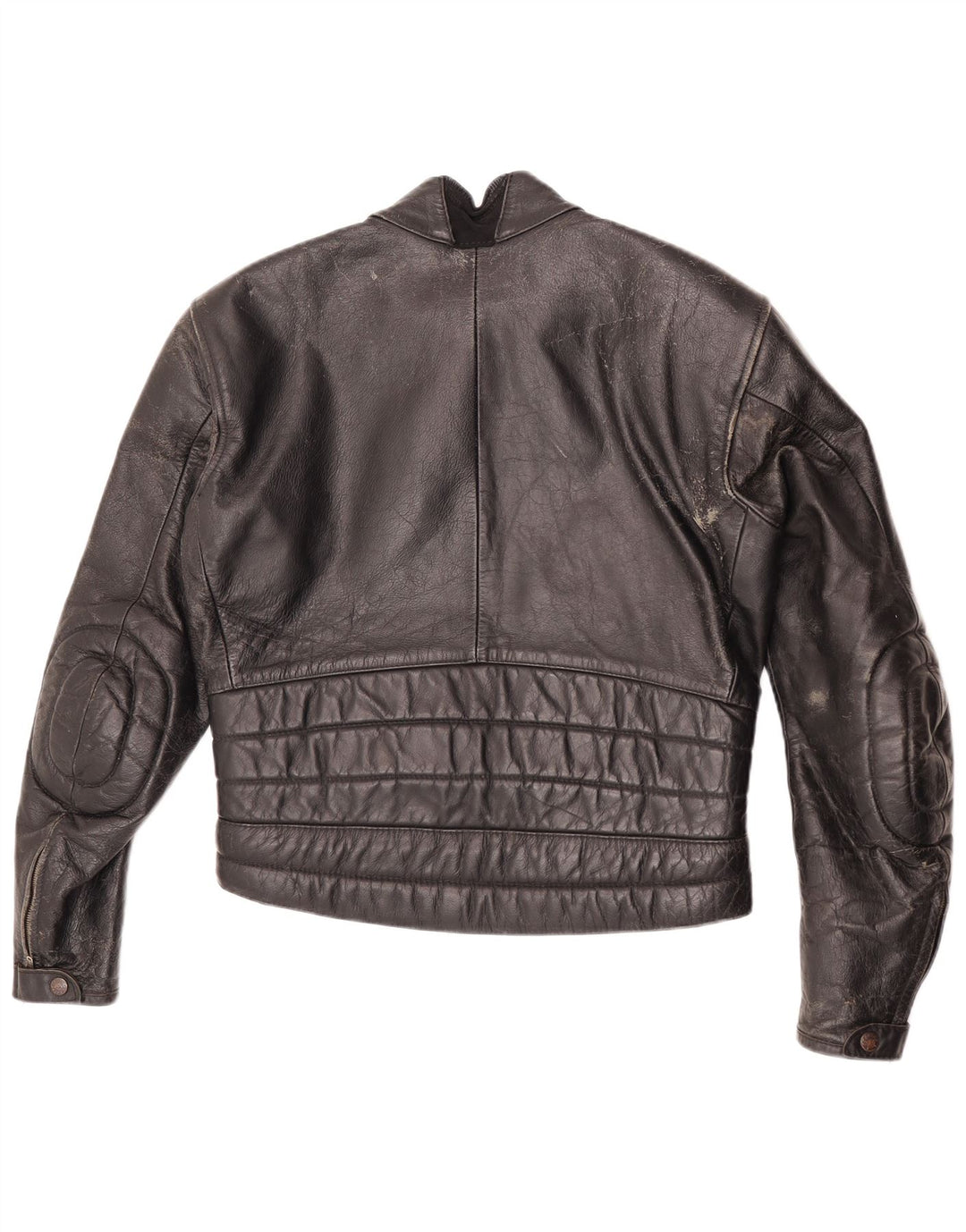Dainese Womens Leather Biker Jacket Size 52 Medium Brown Leather