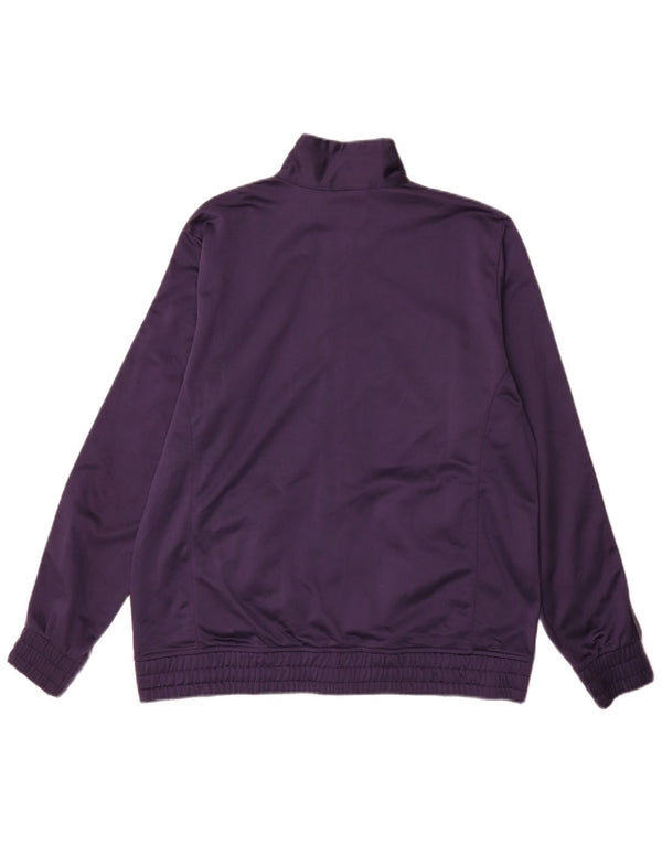 Champion Womens Tracksuit Top Jacket UK 18 XL Purple