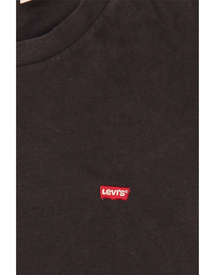 Levi's Mens T-Shirt Top 2XL Black Cotton