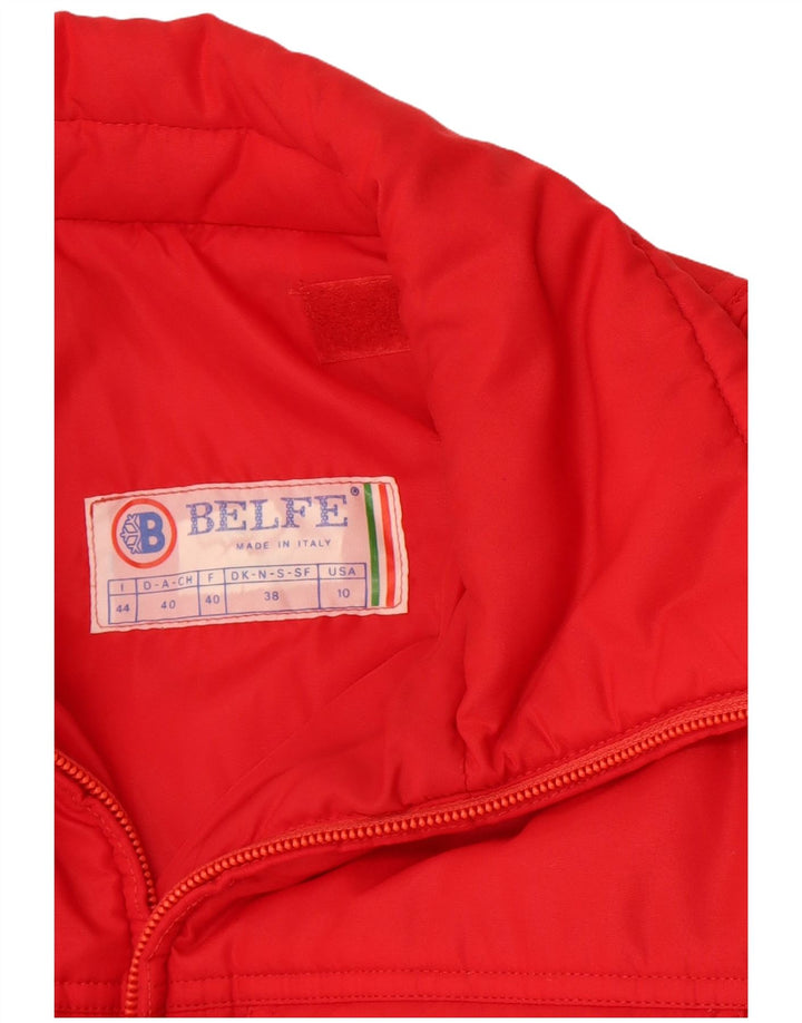 Belfe Womens Utility Jacket IT 44 Medium Red