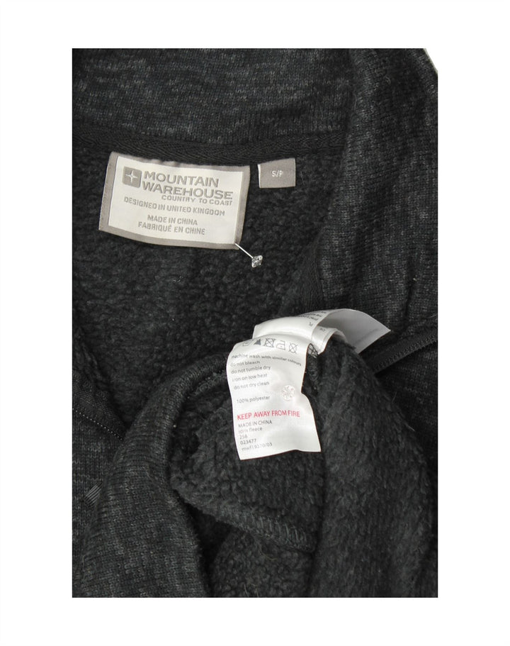 MOUNTAIN WAREHOUSE Mens Zip Neck Sweatshirt Jumper Small Grey Flecked Vintage Mountain Warehouse and Second-Hand Mountain Warehouse from Messina Hembry 