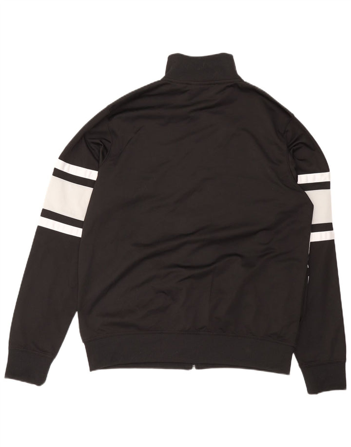 Fila Mens Tracksuit Top Jacket Large Black Colourblock Polyester