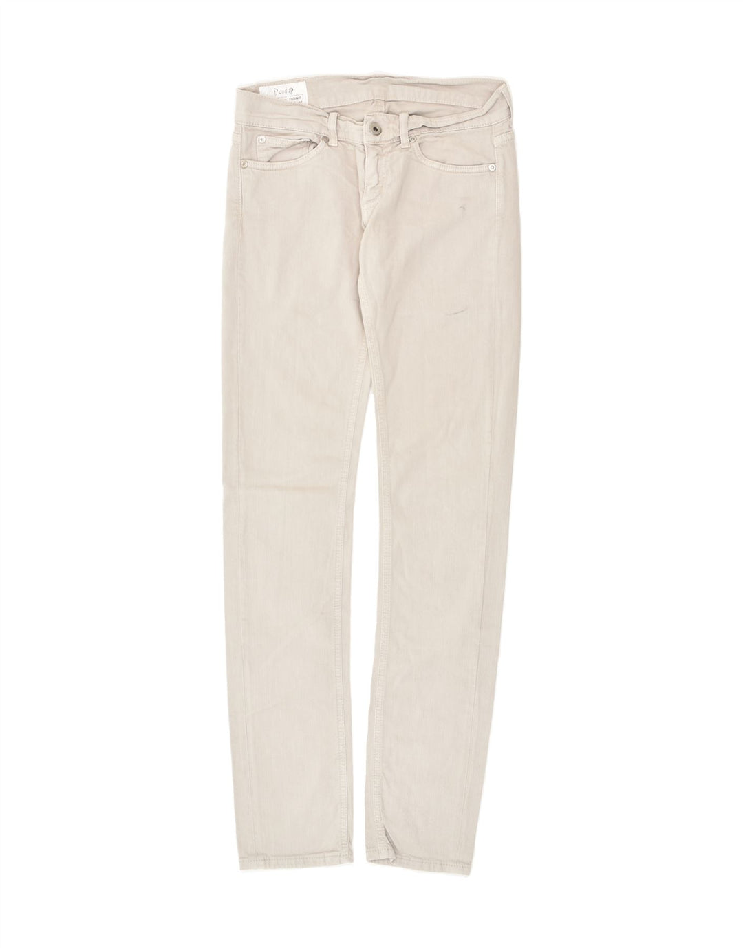 DONDUP Womens Straight Jeans W27 L32 Beige Cotton | Vintage Dondup | Thrift | Second-Hand Dondup | Used Clothing | Messina Hembry 