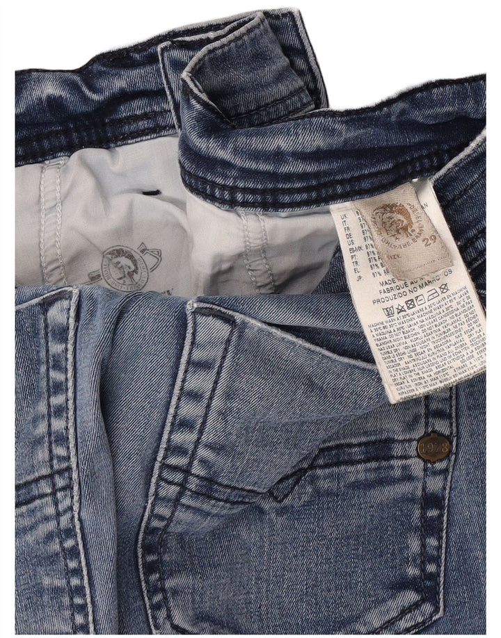 Diesel Mens Slim Jeans W29 L31 Blue Cotton
