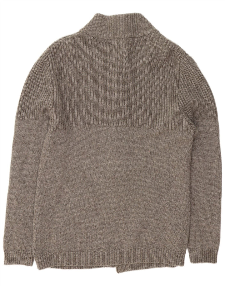 Guess Mens Cardigan Sweater XL Grey Wool