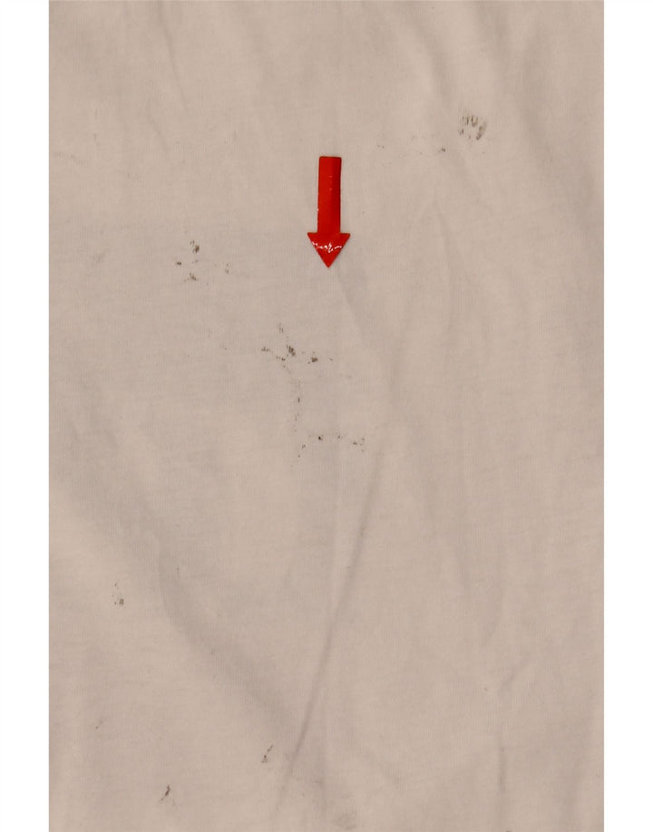 LEVI'S Mens Graphic T-Shirt Top Small White Cotton Vintage Levi's and Second-Hand Levi's from Messina Hembry 