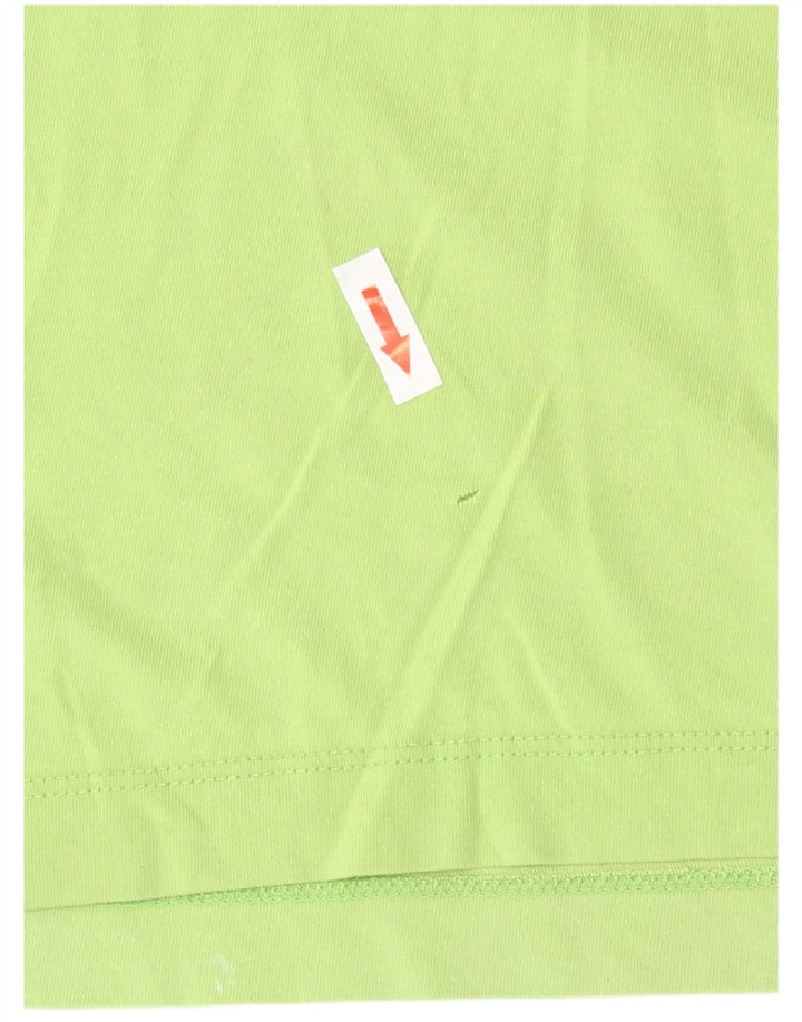 Champion Mens Graphic T-Shirt Top Medium Green