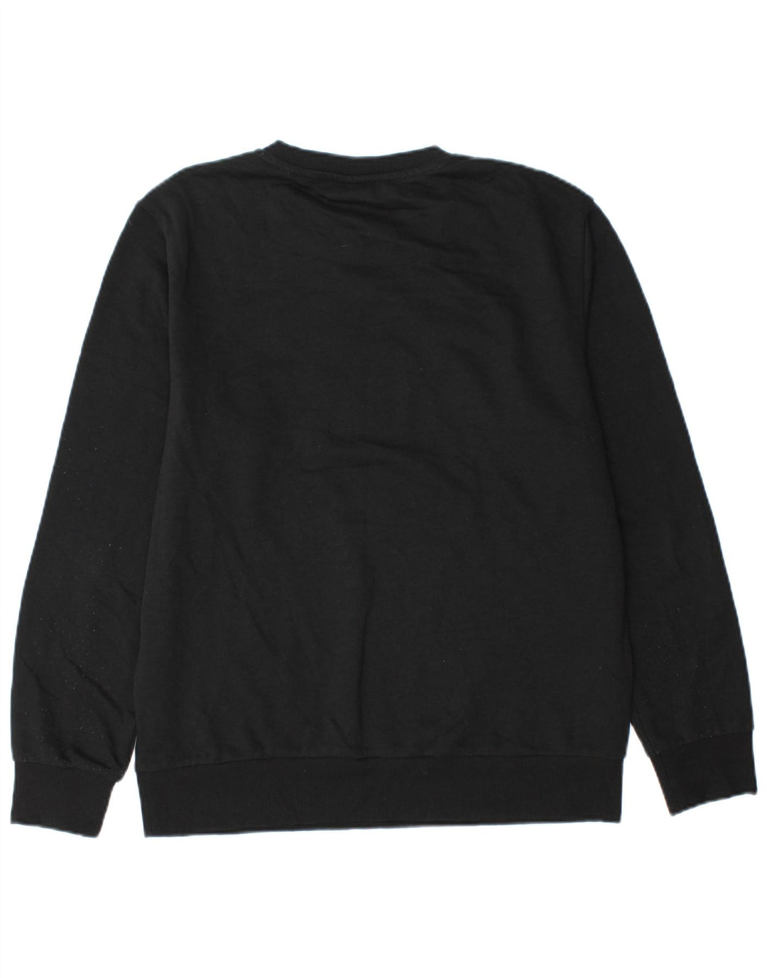 Jack & Jones Mens Graphic Sweatshirt Jumper Large Black Cotton