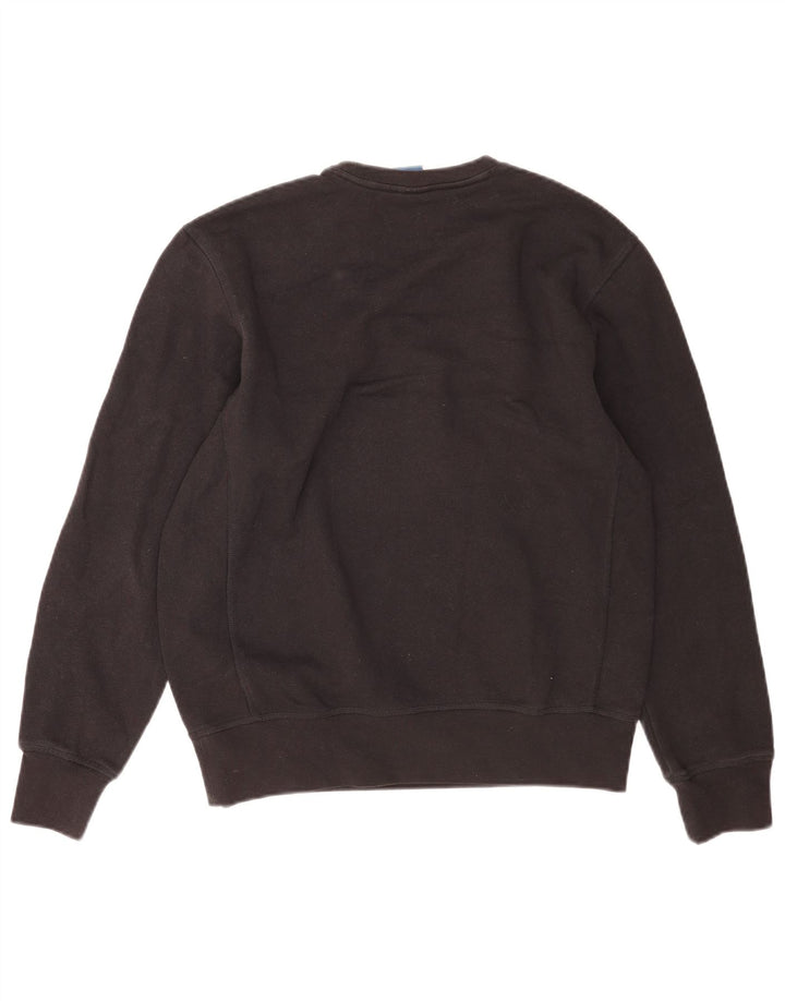 REEBOK Mens Sweatshirt Jumper Medium Black Cotton