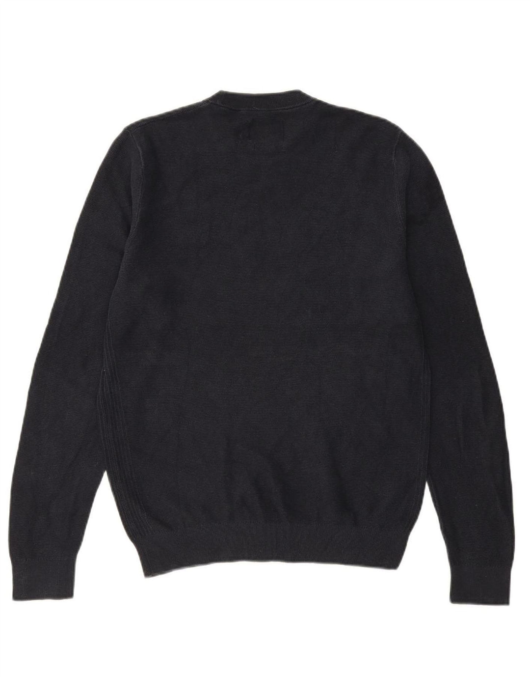 FARAH Mens Crew Neck Jumper Sweater Medium Navy Blue