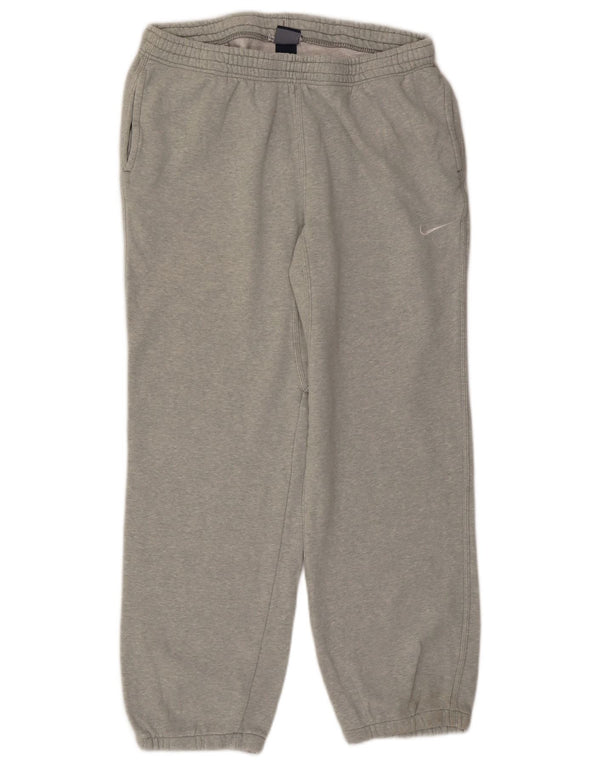 Nike Mens Tracksuit Trousers Joggers Large Grey Flecked Cotton