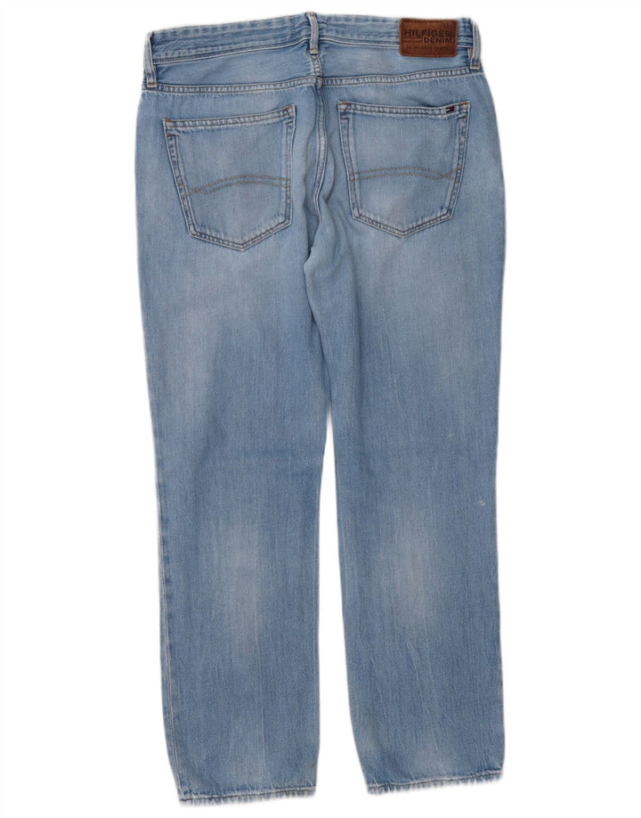 Tommy Hilfiger Mens Straight Jeans W34 L30 Blue