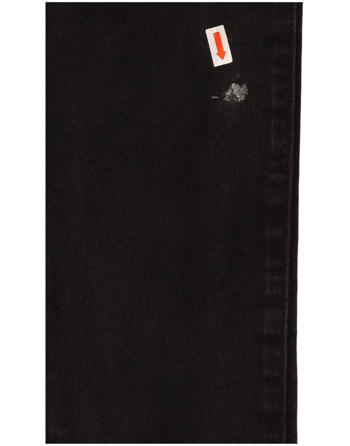LEVI'S Mens Skinny Tapered Jeans W32 L32 Black Cotton