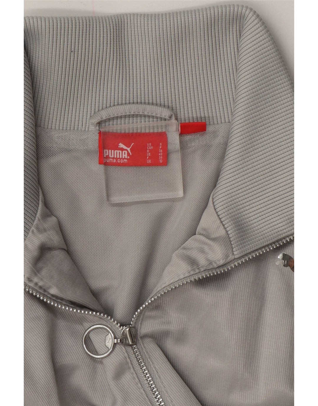 Puma Womens Tracksuit Top Jacket UK 10 Small Grey
