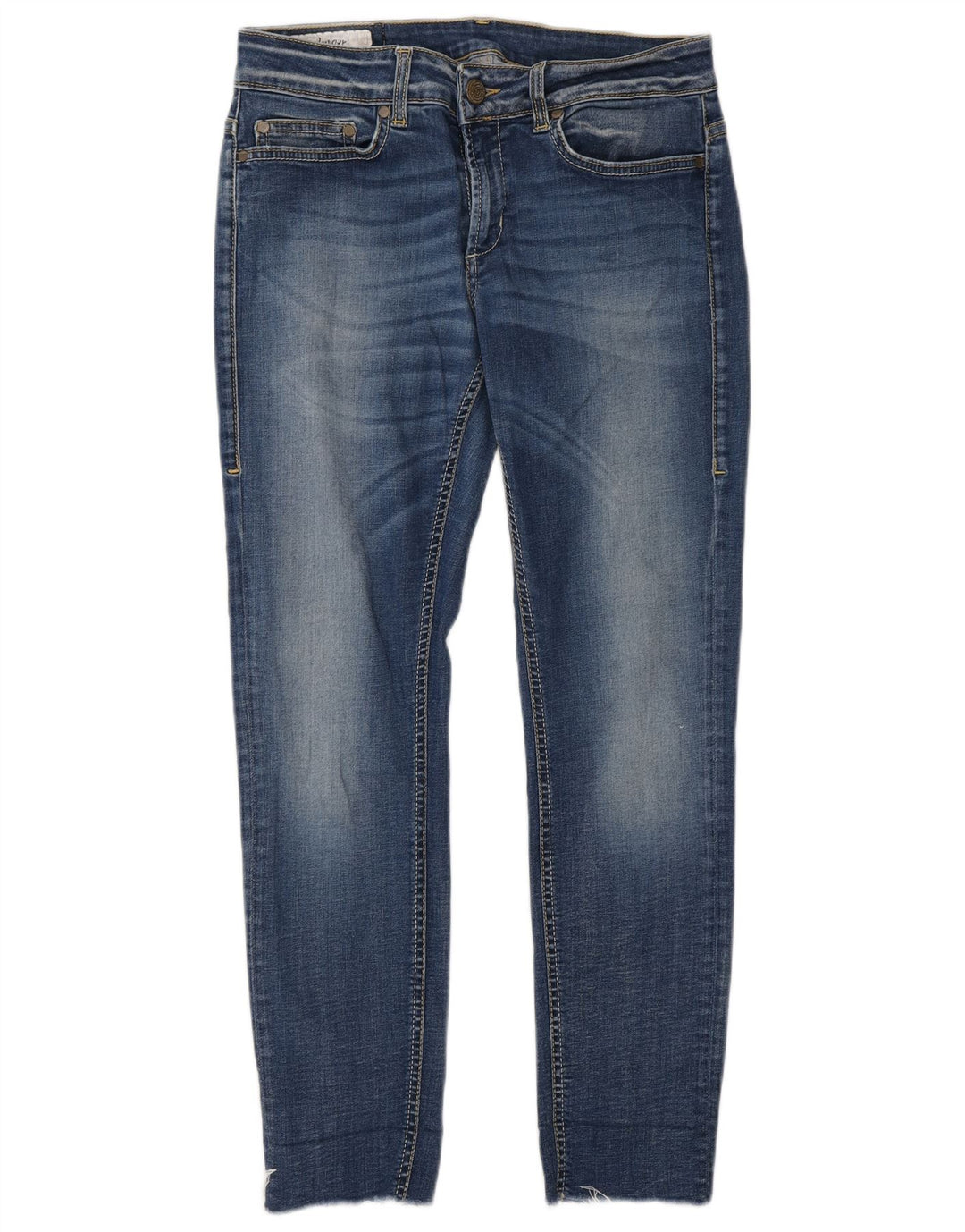 Dondup Womens Slim Jeans W29 L27 Blue Cotton