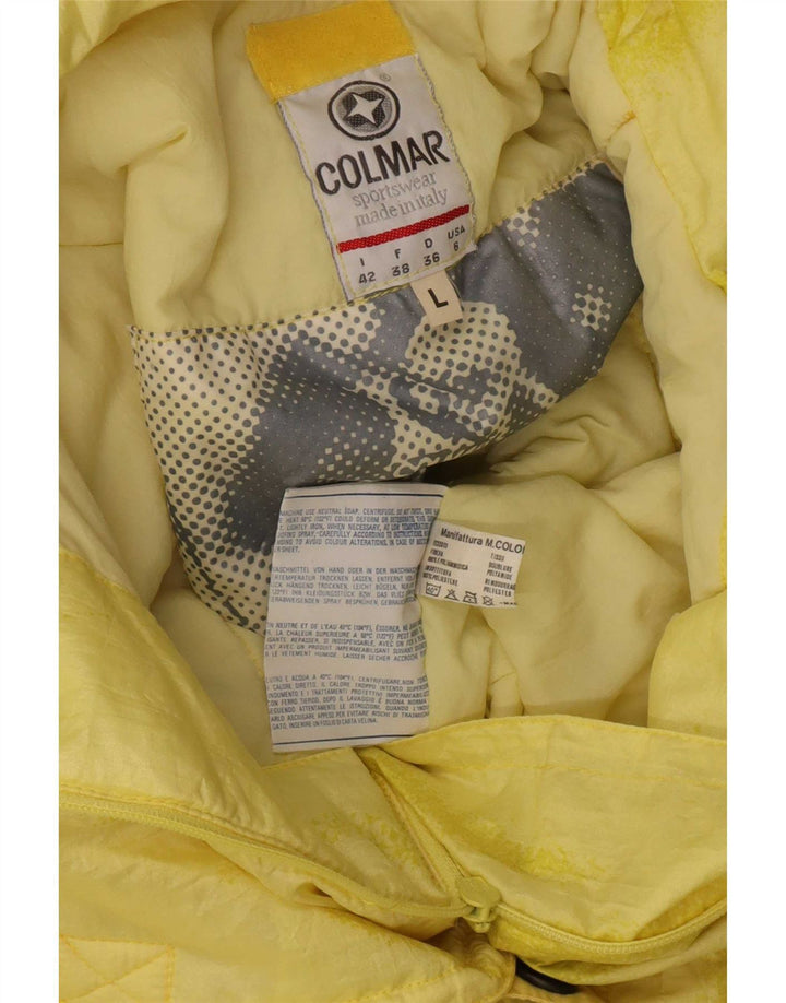 Colmar Womens Ski Jumpsuit UK 16 Large Yellow Polyester