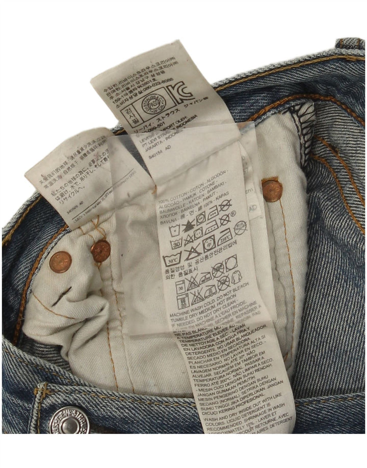 Levi's Mens 501 Straight Jeans W36 L29 Blue Cotton