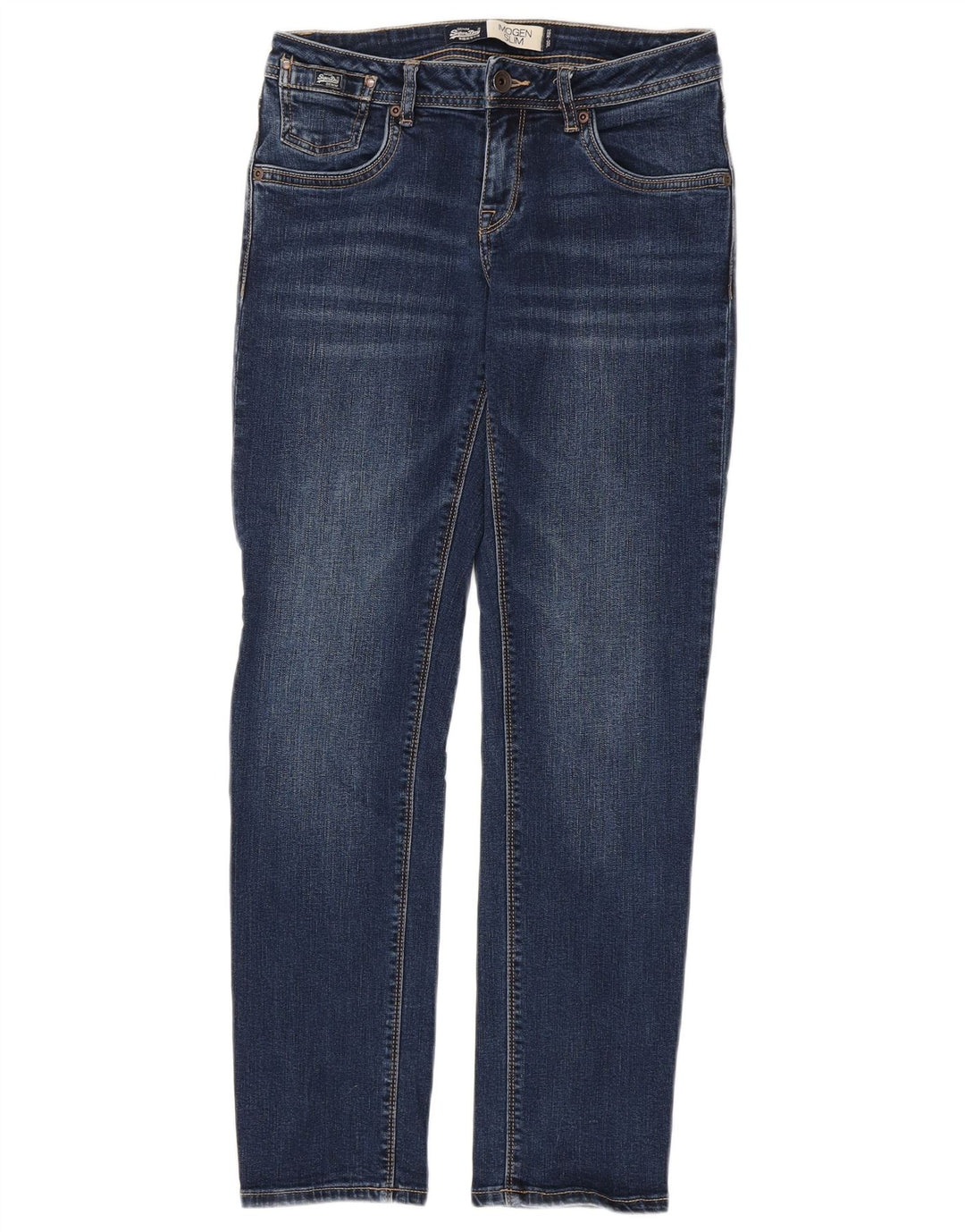 Superdry Womens Imogen Slim Jeans W28 L30 Blue Cotton