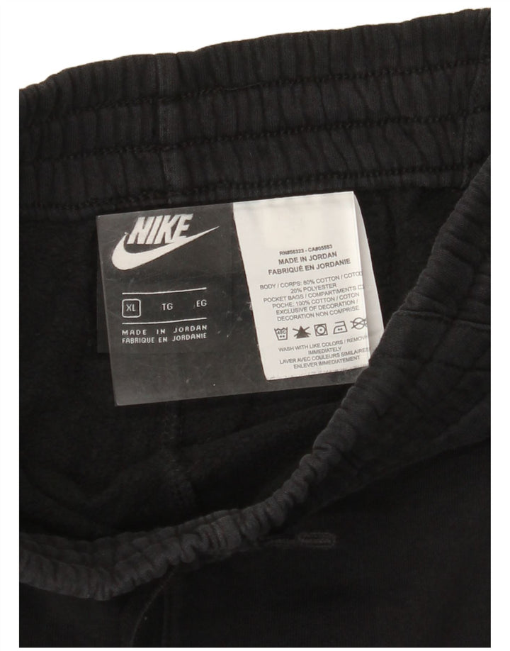 NIKE Girls Tracksuit Trousers 13-14 Years XL Black Cotton
