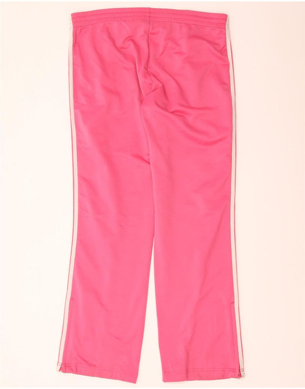 Adidas Womens Tracksuit Trousers EU 40 Medium Pink Polyester