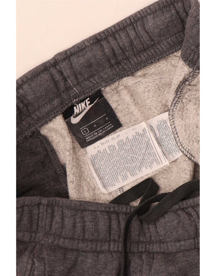 Nike Mens Tracksuit Trousers Large Grey Cotton