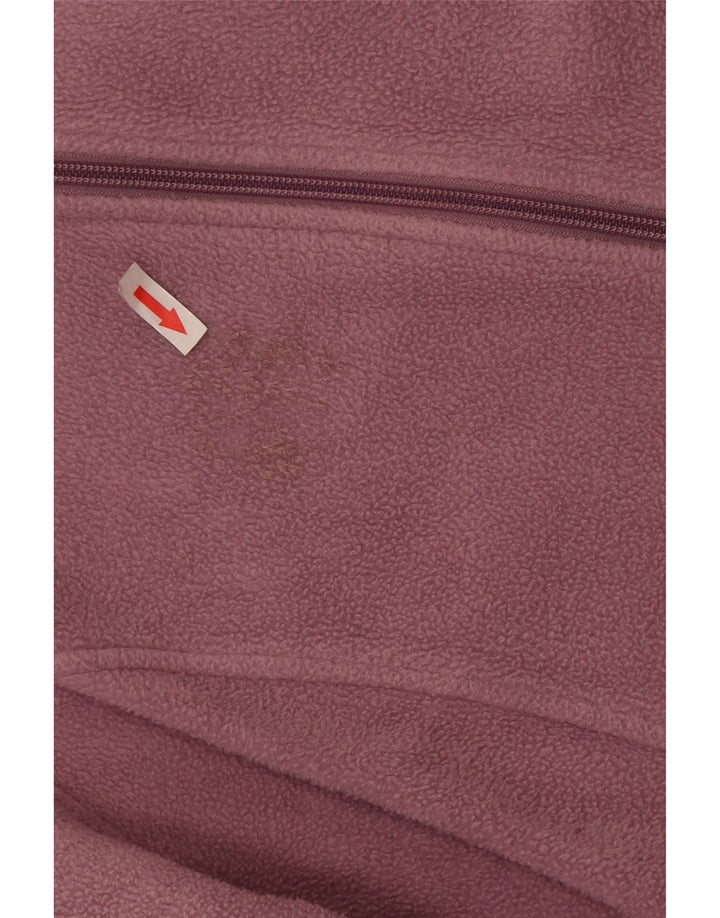 Columbia Womens Fleece Jacket UK 16 Large Purple Polyester