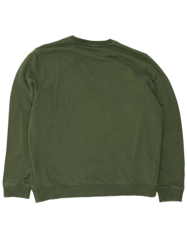 BARBOUR Mens Graphic Sweatshirt Jumper 2XL Green Cotton