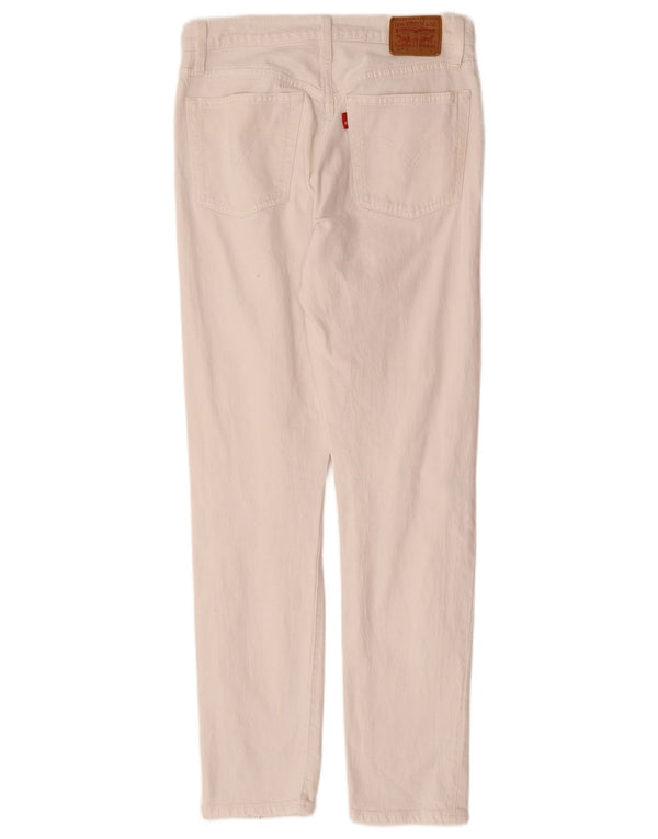 Levi's Boys 501 Straight Jeans 13-14 Years W26 L30 White Cotton