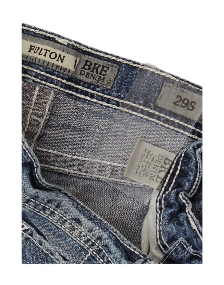 BKE Womens Fulton Bootcut Jeans W29 L29 Blue Cotton