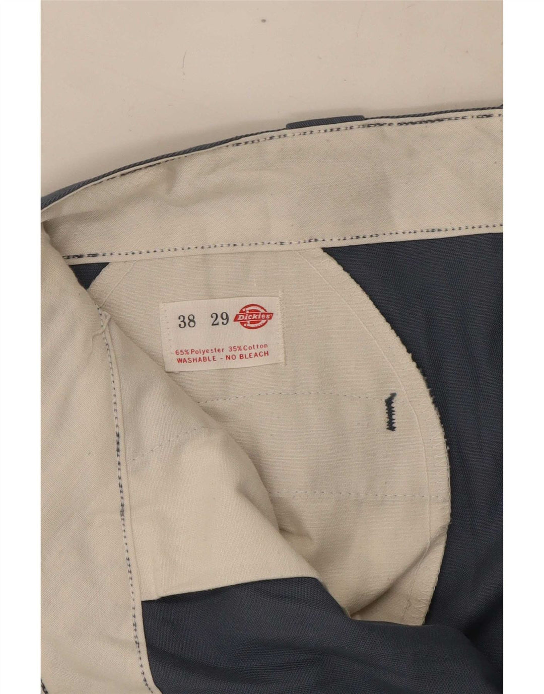 Dickies Mens Straight Cargo Trousers W38 L29 Grey Polyester